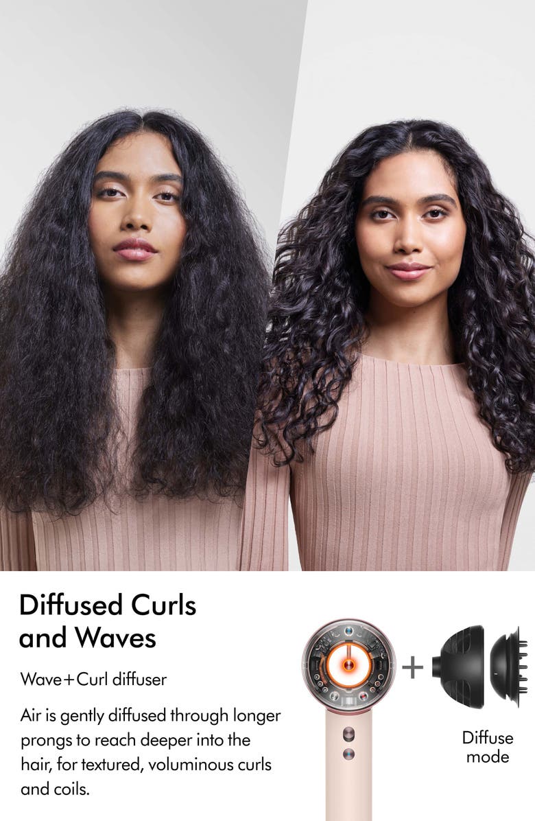 Dyson Special edition Supersonic Nural<sup>™</sup> Hair Dryer in Amber silk, Alternate, color, Amber Silk