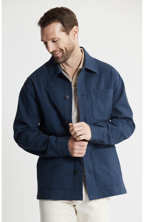Brushed Bull Denim Chore Coat