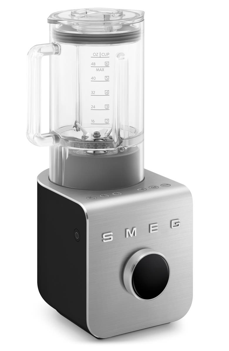 smeg Contemporary Aesthetic Professional Style Blender, Main, color, Matte Black