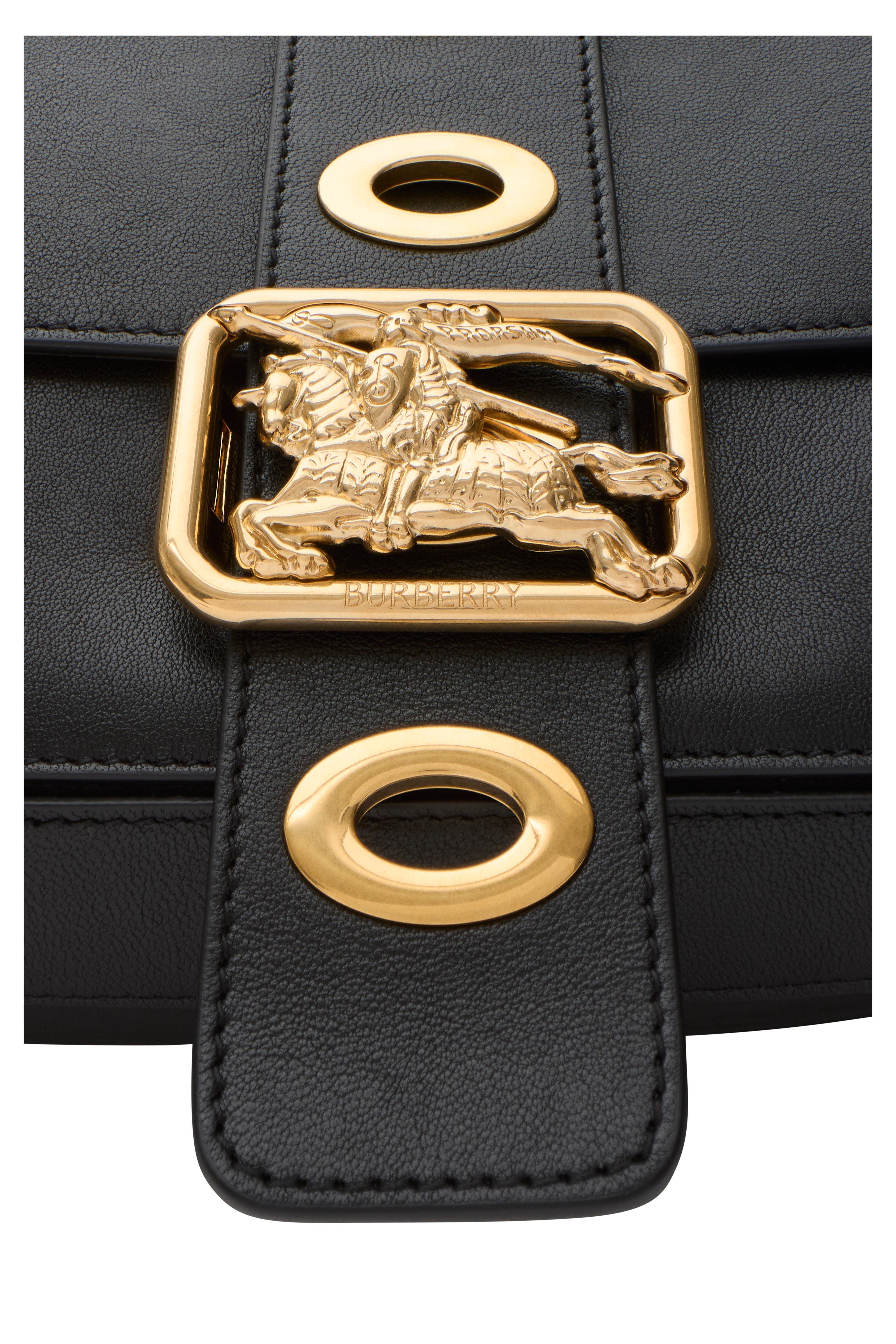 Burberry Medium Rider Bag, Alternate, color, Black