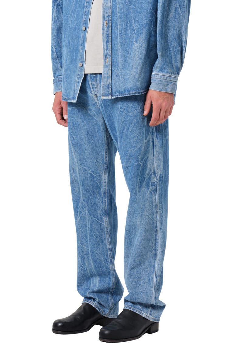 '90s Mid Rise Relaxed Straight Leg Jeans, Main, color, TWIST MEDIUM INDIGO