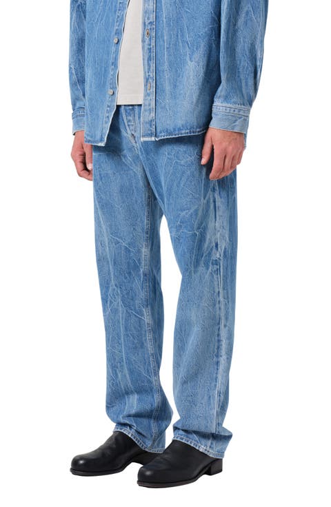 '90s Mid Rise Relaxed Straight Leg Jeans (Twist)