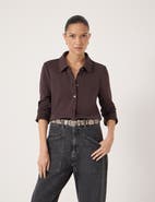 Hush Noa Button A-Line Polo Top