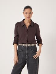 Hush Noa Button A-Line Polo Top