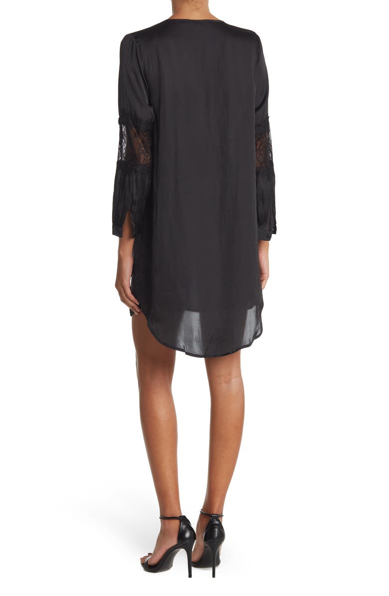 19 Cooper Lace Sleeve Shirt Dress, Alternate, color, 