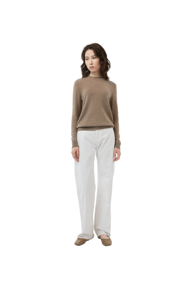 $99 Cashmere Hat & Sweater Set, Main, color, taupe