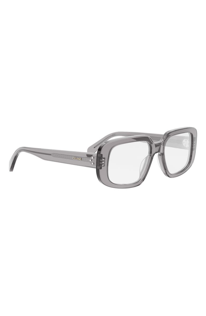 CELINE Bold 54mm Rectangular Optical Glasses, Alternate, color, 