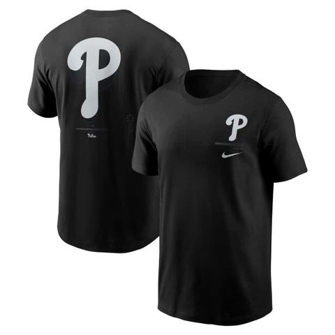 Men's Nike  Black Philadelphia Phillies  Bar Loading T-Shirt