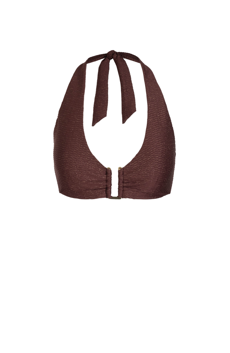 Change of Scenery Shana Top, Main, color, Cacao/Gold Metallic