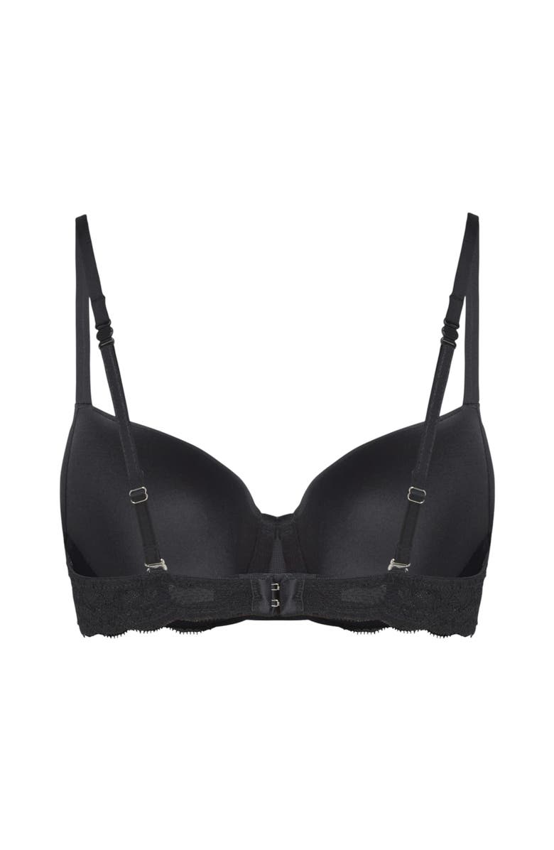 Hunkemöller Angie Padded Underwired Bra, Alternate, color, Black
