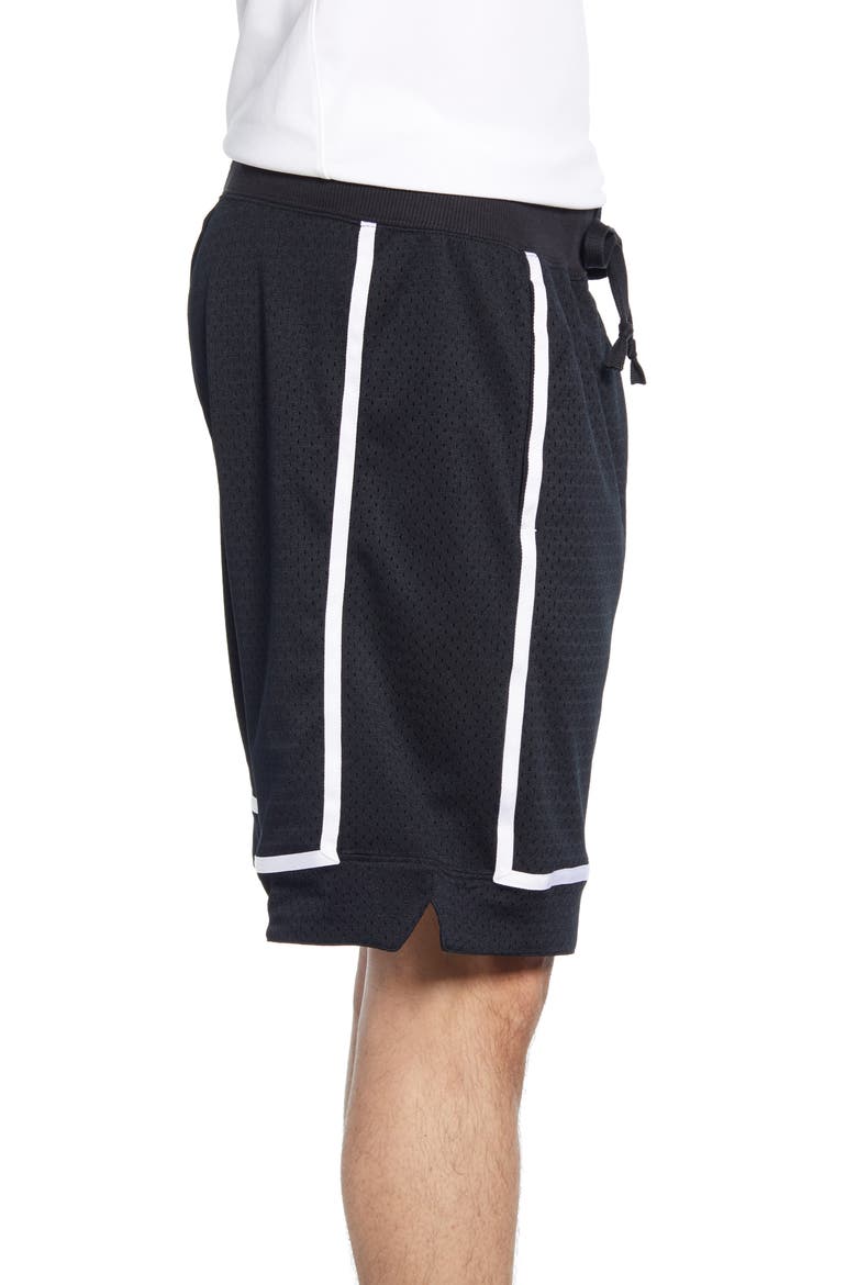 Sportswear Mesh Athletic Shorts, Alternate, color, BLACK/ BLACK/ WHITE/ BLACK