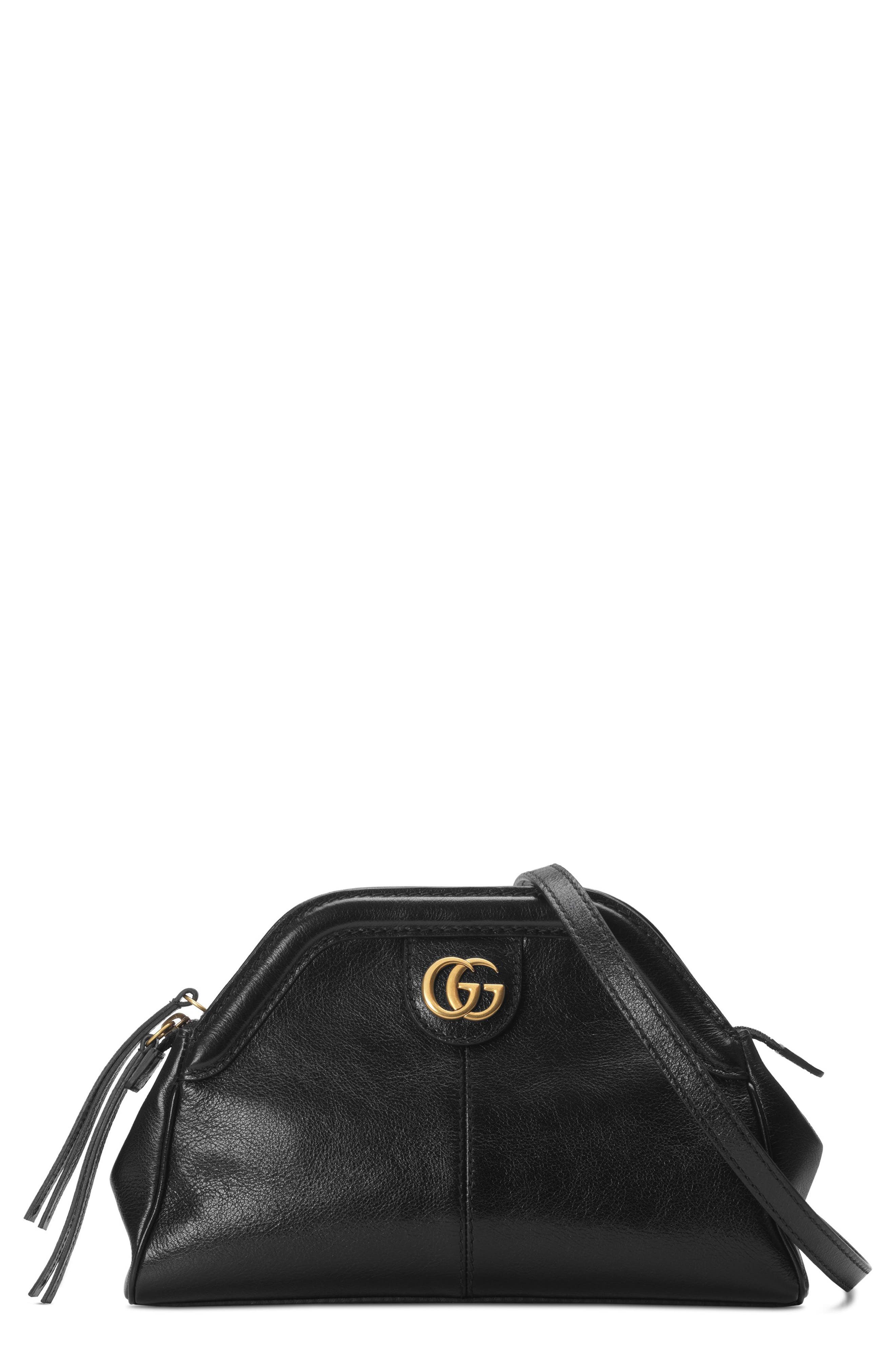 Gucci Small RE(BELLE) Leather Crossbody Bag, Main, color, 