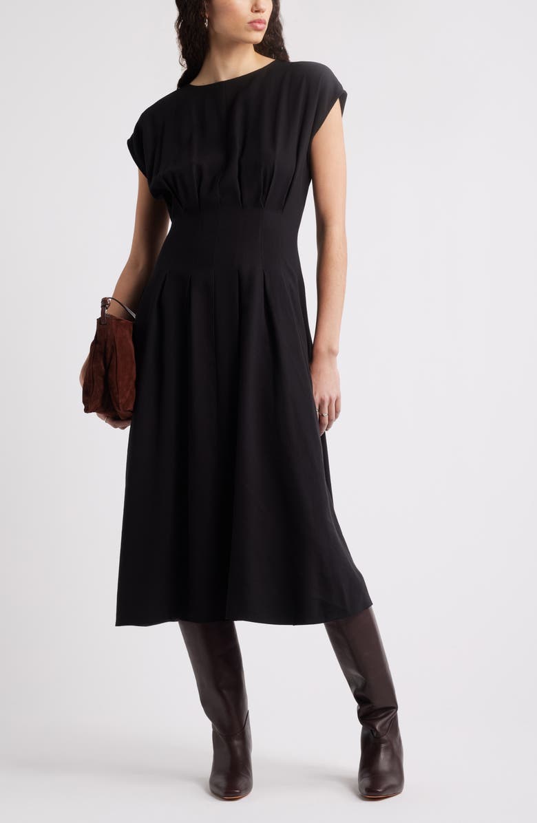 Nordstrom Pleated A-Line Dress, Alternate, color,