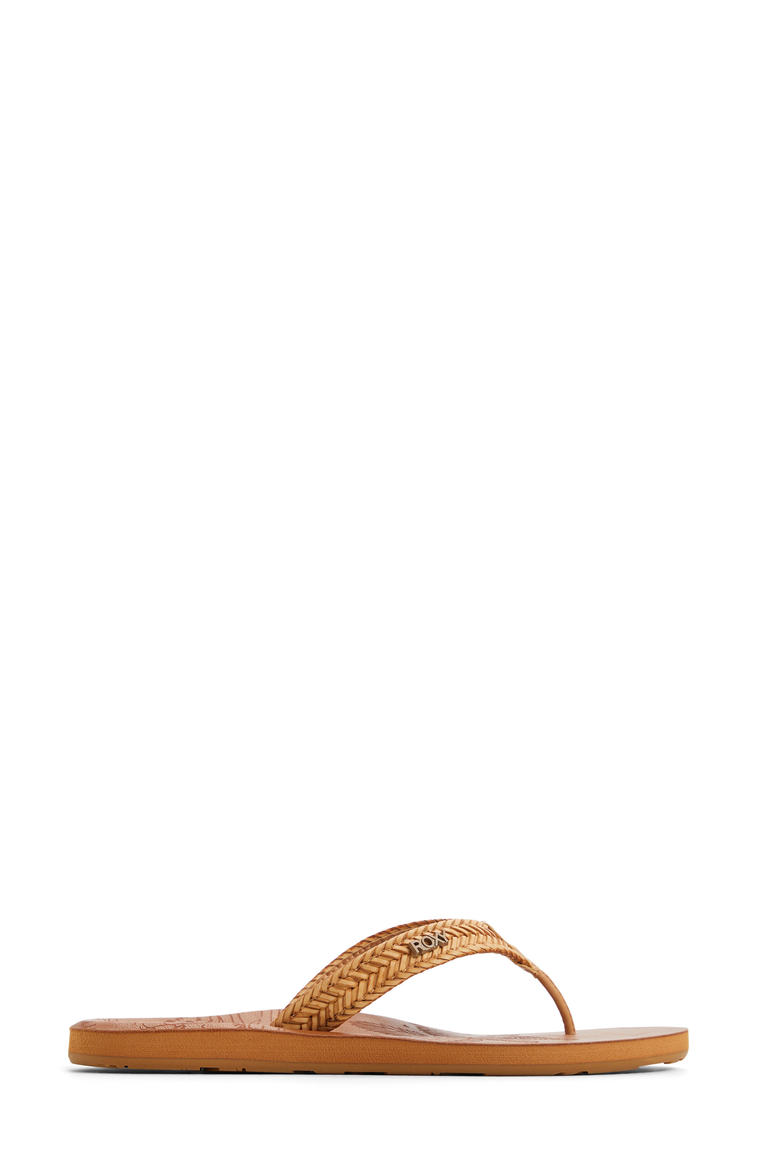 Roxy Lili III Flip Flop, Alternate, color, Tan
