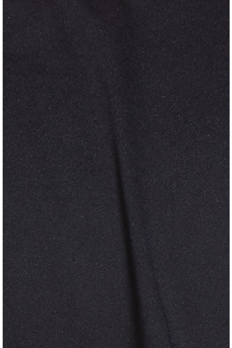 Off the Shoulder One-Piece Swimsuit, Alternate, color, BLACK