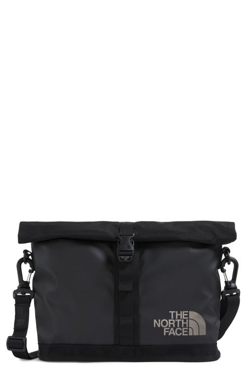 Shop The North Face Base Camp Shoulder Bag In Tnf Black/asphalt Grey