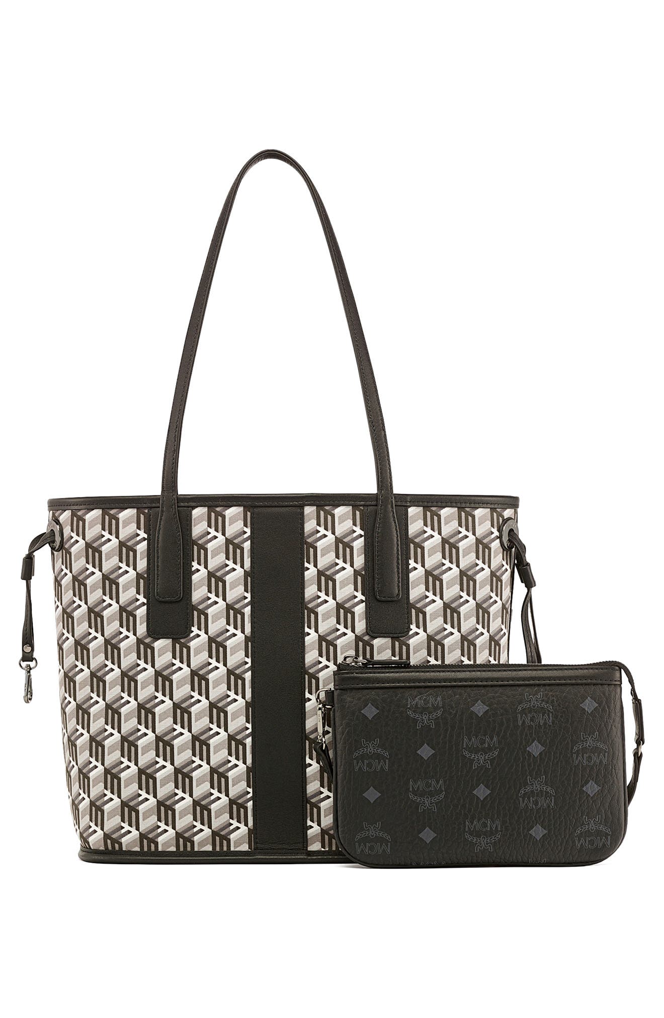 MCM Small Liz Reversible Shopper, Alternate, color, 