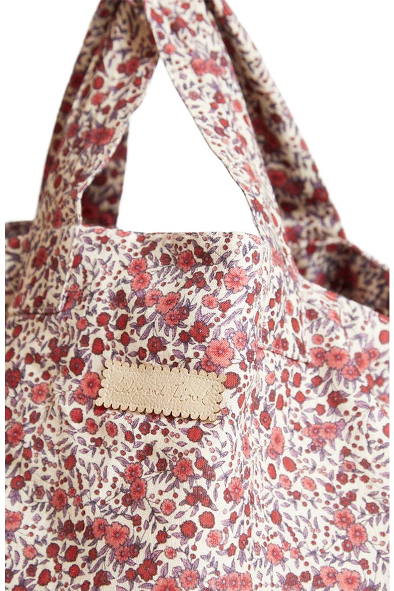 Print Tote Bag, Alternate, color, Pink