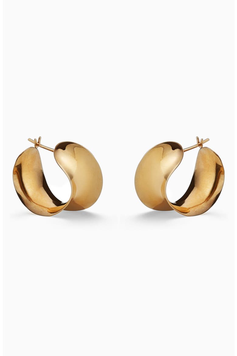 Mini Laila Hoop Earrings, Main, color, GOLD VERMEIL