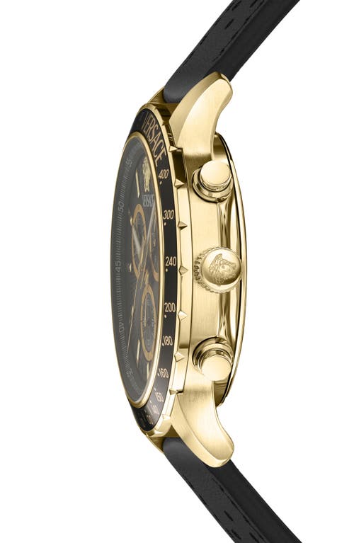 Versace Sport Chrono 44mm In Black/gold