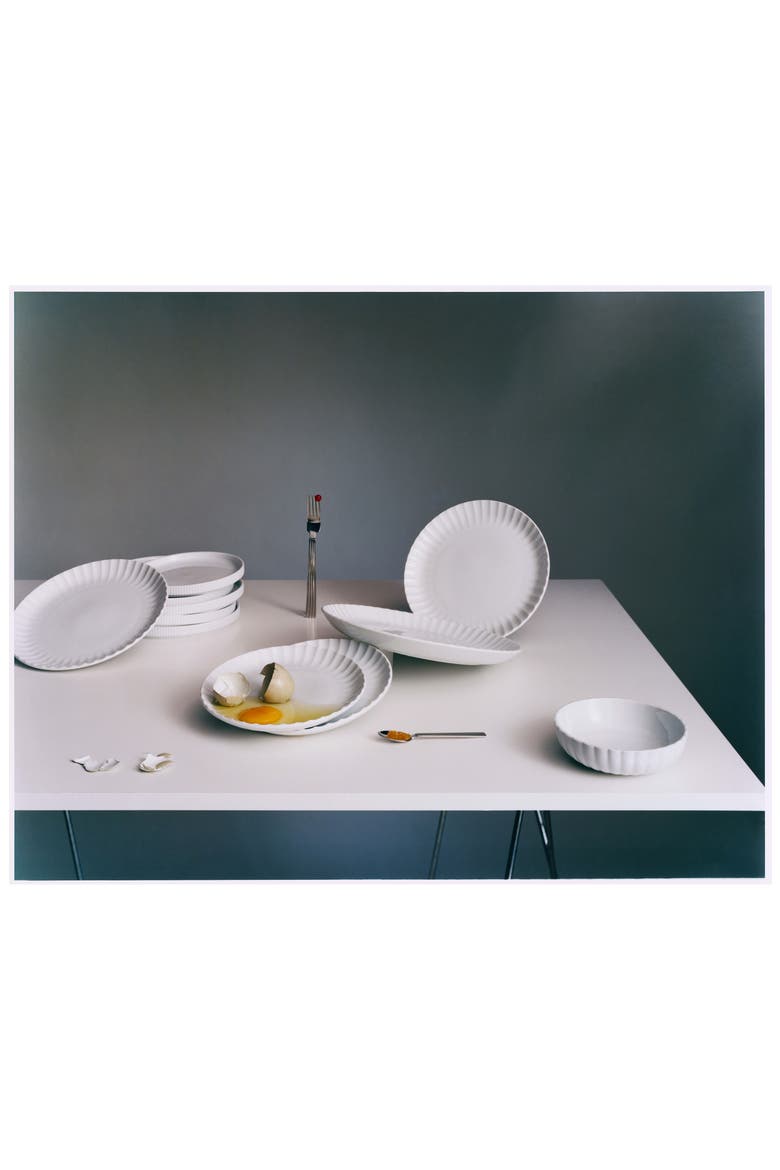 Bernadotte Set of 2 Porcelain Bowls, Alternate, color, WHITE