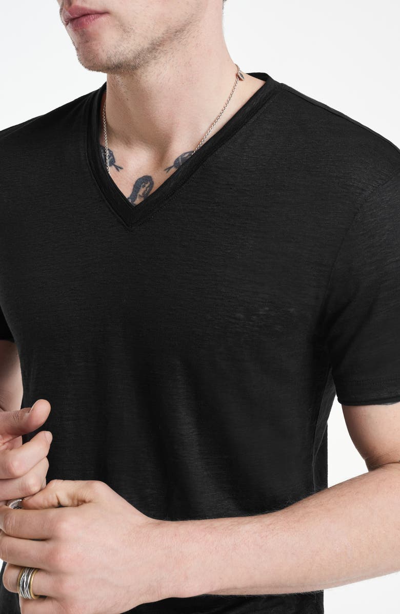 John Varvatos Astor Regular Fit Slub V-Neck T-Shirt | Nordstromrack