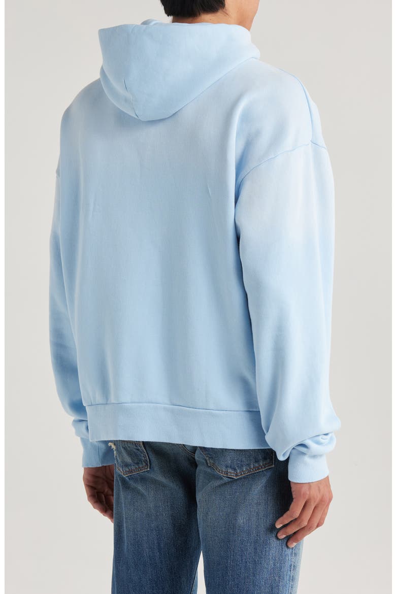 Starry Arc Logo Cotton Graphic Hoodie, Alternate, color, ICE BLUE