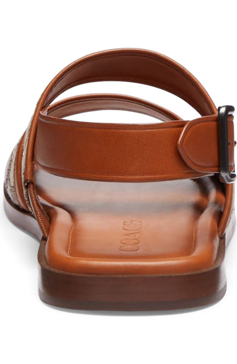 COACH Julian Signature Jacquard Slingback Sandal, Alternate, color,