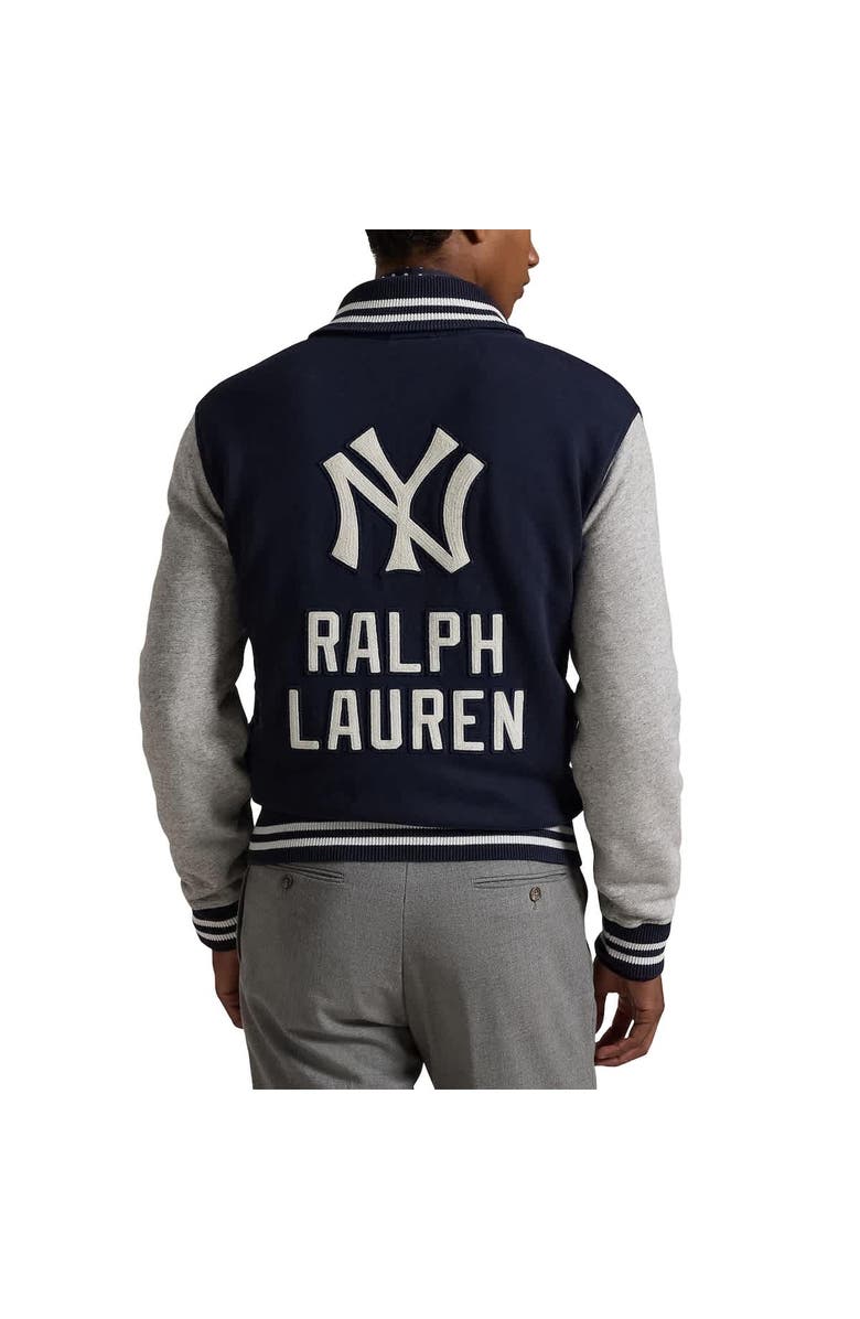 Polo Ralph Lauren Men's Polo Ralph Lauren Navy New York Yankees Full-Snap Varsity Jacket, Alternate, color,