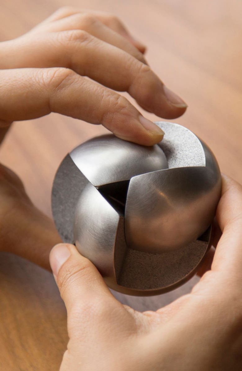 CRAIGHILL Venn Stainless Steel Sphere Puzzle, Alternate, color, Stainless Steel