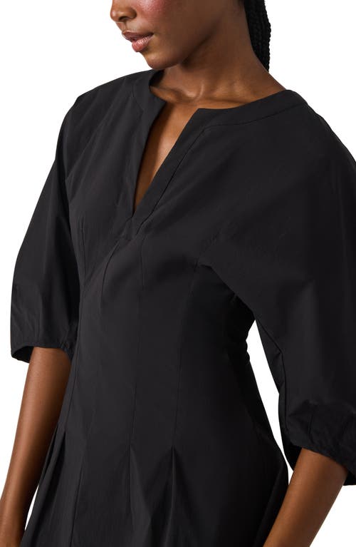Steve Madden Dayton Pleated Minidress In Black