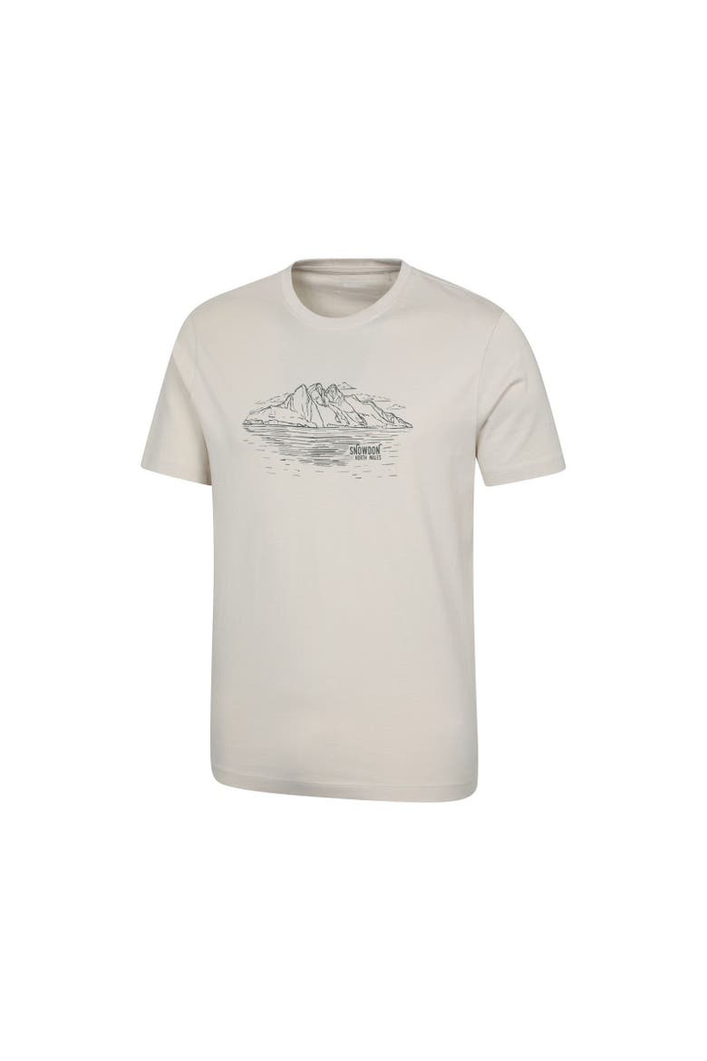 Snowdon Mountain Short-Sleeved T-Shirt, Alternate, color, Off White