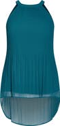 City Chic Kaya Pleated High-Low Top