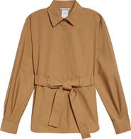 Max Mara Juglas Belted Button-Up Shirt