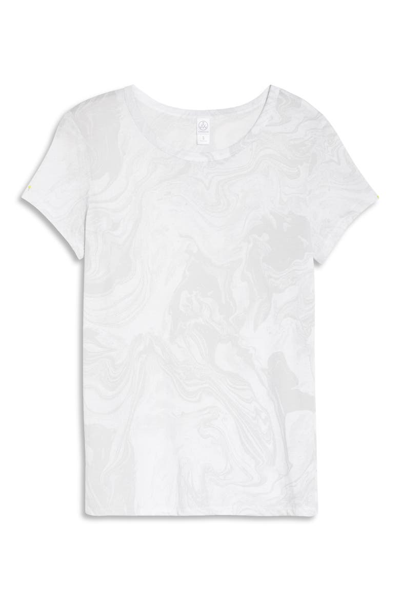 Ideal Print Tee, Alternate, color, WHITE MARBLE
