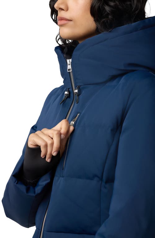 Soia & Kyo Marilou Water Resistant 700 Fill Power Hooded Down Puffer Coat In Lapis