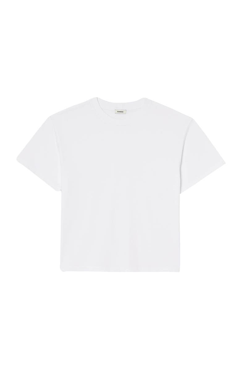 SANDRO Oversized T-shirt, Alternate, color, White