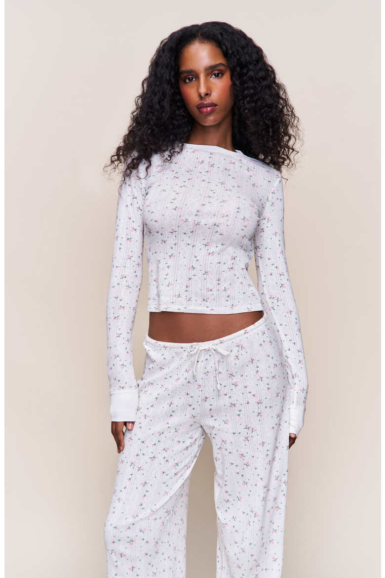 Honey Long Sleeve Top, Alternate, color, Sweet Petal