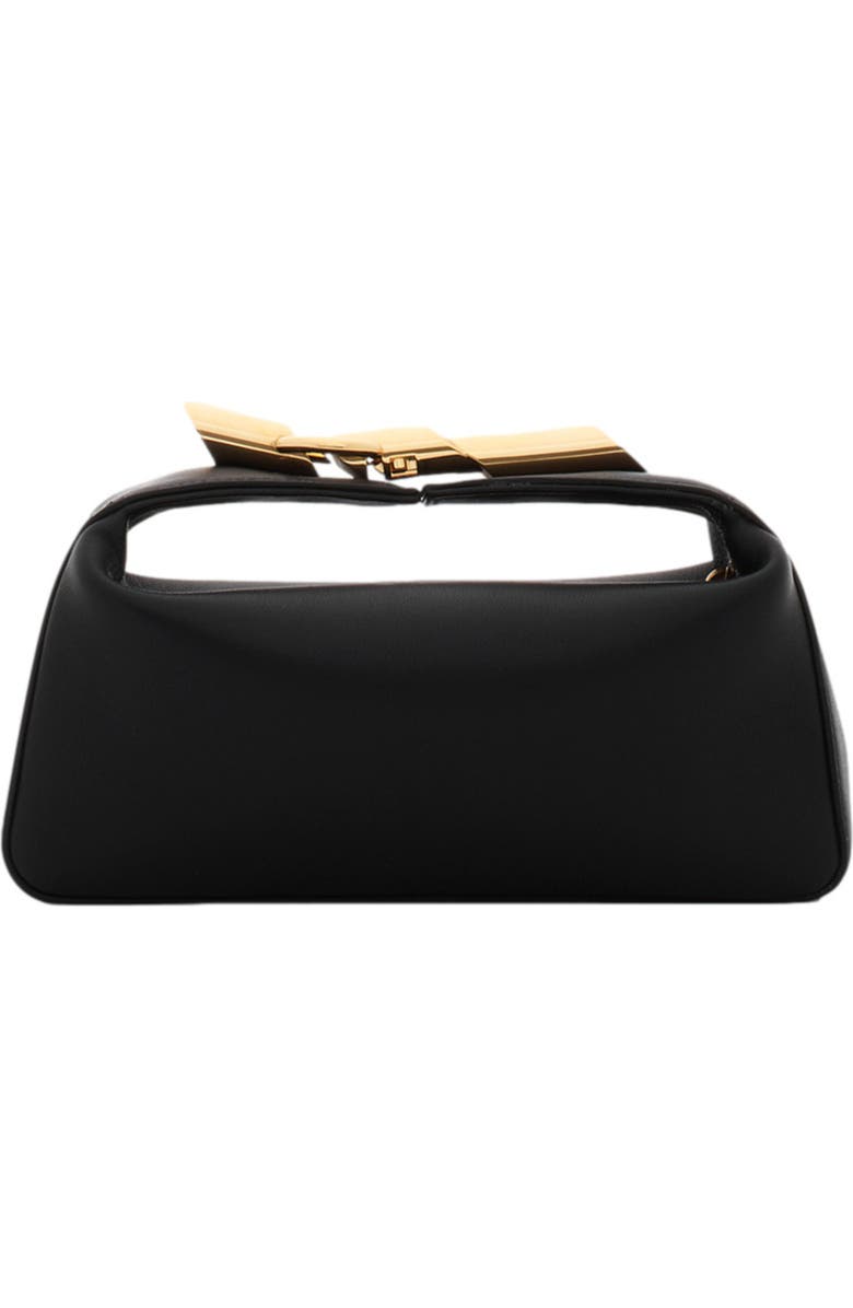 Lanvin Haute Séquence Leather Clutch Bag, Alternate, color, Black