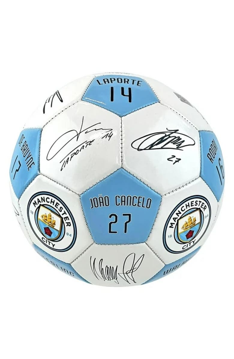 Pro Ball Manchester City Player Signatures Soccer Ball Size 5, Alternate, color, 