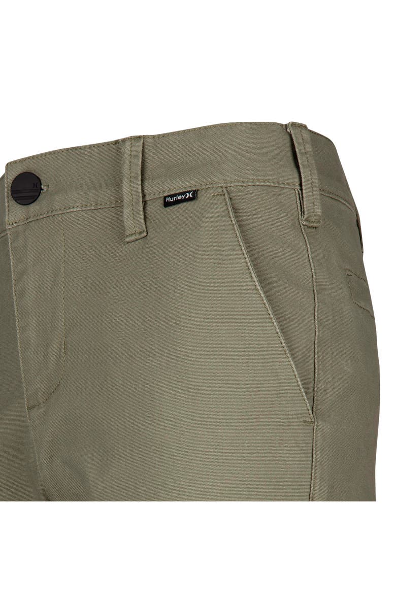 Hurley Kids' Stretch Cotton Pants, Alternate, color, Army