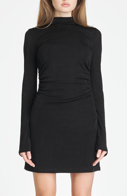 Shop Wayf Vivi Tie Back Long Sleeve Minidress