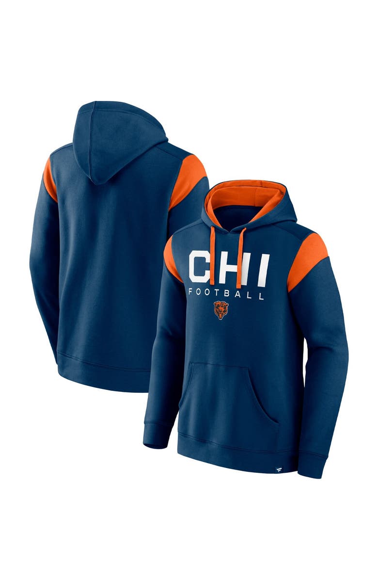 FANATICS Men's Fanatics Branded Navy Chicago Bears Call The Shot Pullover Hoodie, Main, color, 