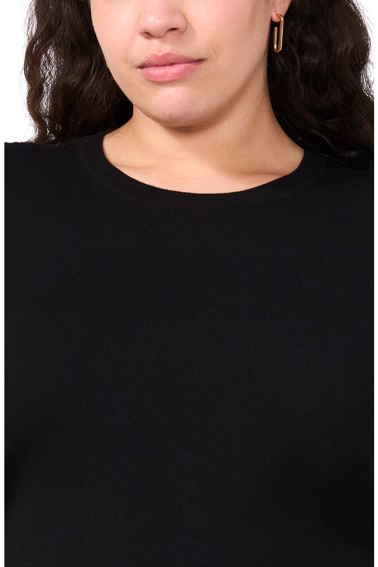 Sleeveless Knit Shell, Alternate, color, RICH BLACK