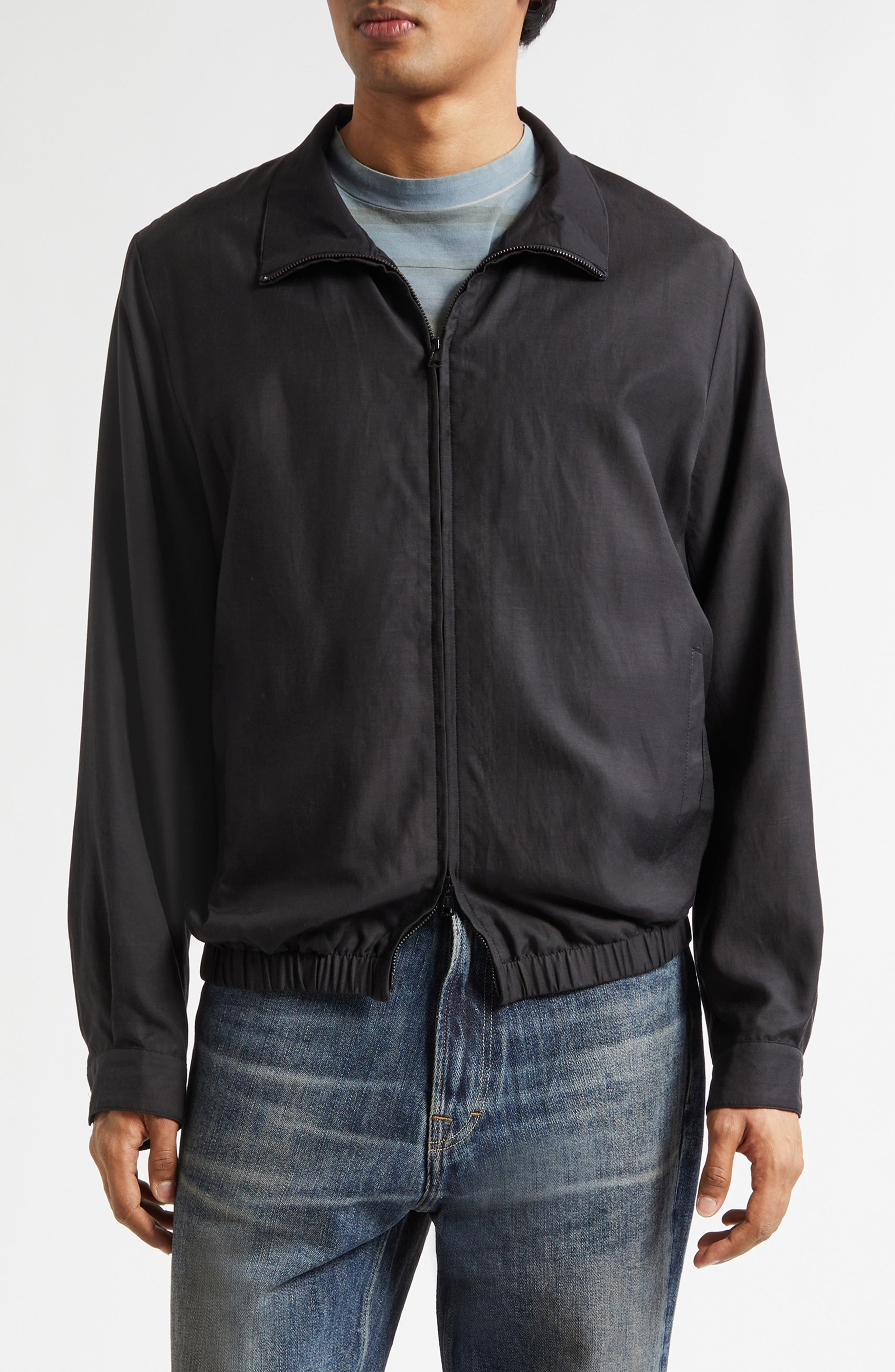 Casino Cupro & Cotton Jacket