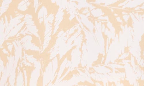 VINCE CAMUTO VINCE CAMUTO LEAF PRINT SLEEVELESS COWL NECK TOP 