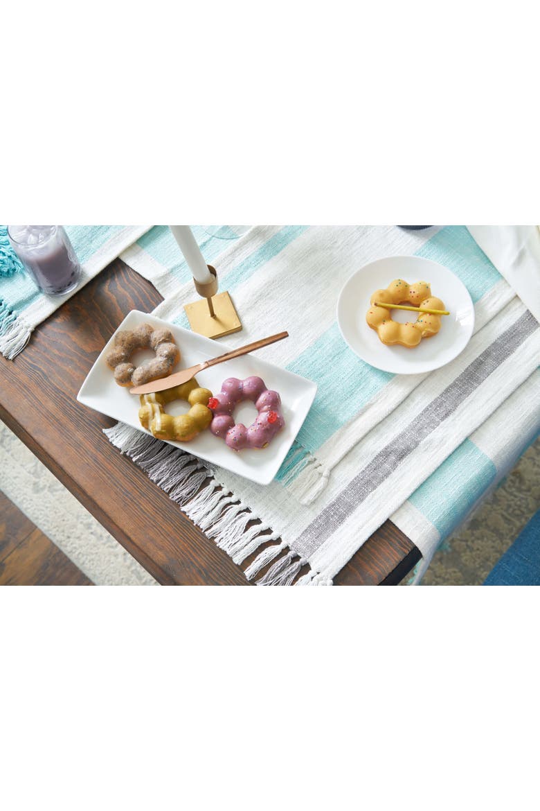 Morgan Placemats Set of 4 Collection, Alternate, color, Teal