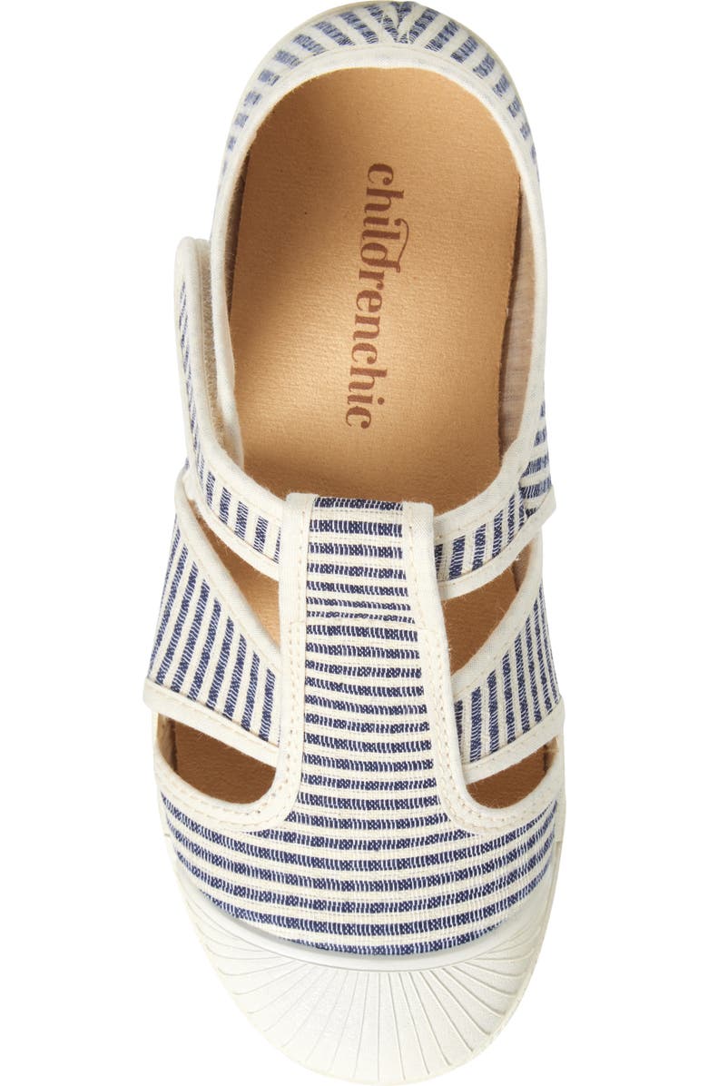 CHILDRENCHIC Kids' Marly Double T-Strap Sneaker, Alternate, color, Stripes