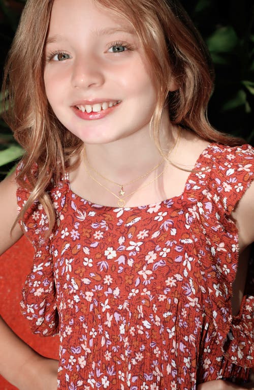 Bony Levy Kids' 18k Gold Single Diamond Star Pendant Necklace In Gold