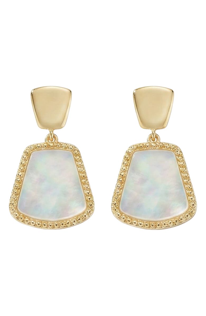 ARGENTO VIVO Mother-of-Pearl Drop Earrings, Main, color, Gold